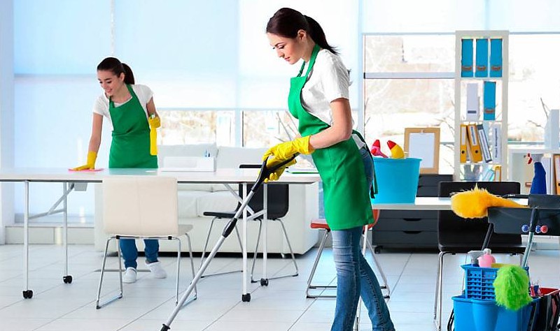 Maintaining A Clean And Professional Image With Regular Office Cleaning.