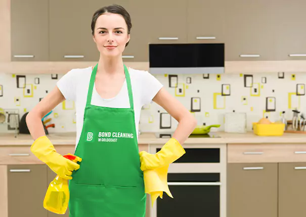 Professional cleaner ready for spring cleaning in Gold Coast
