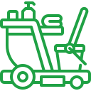 environment friendly cleaning tools icon