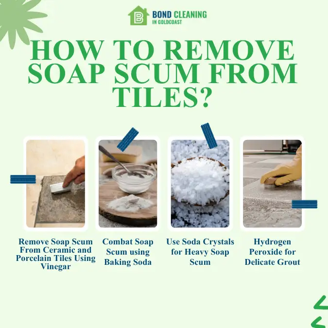 How to remove soap scum from tiles