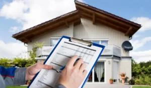 Real estate home property inspecting