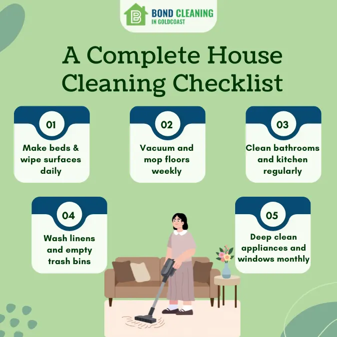 A Complete House Cleaning Checklist